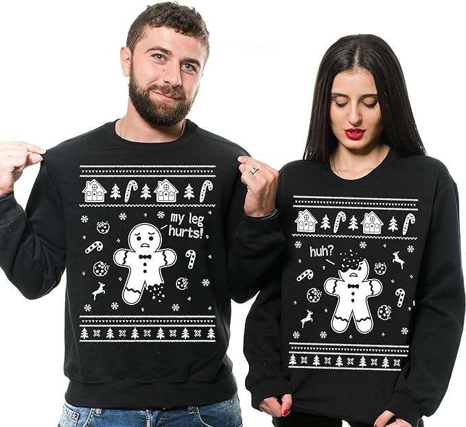 20 Ugly Christmas Sweaters For Couples Ideas-2023