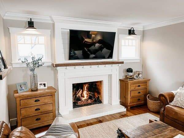 shiplap fireplace is safe or not