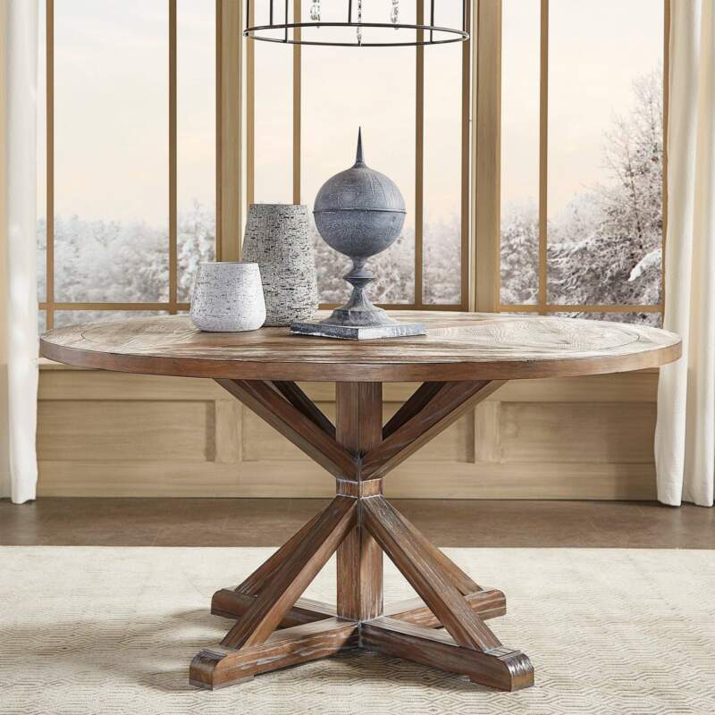 10  Affordable Round Farmhouse Table Ideas for Cozy Dining Experiences