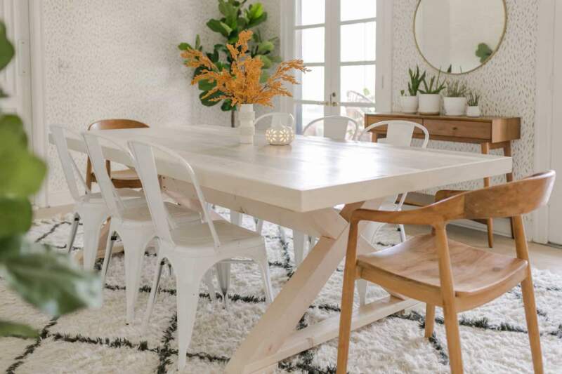 How To Make a Farmhouse Table Look Modern--12 Tips for First Great Impression
