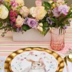 easter table buffet-easter tabkle decor-easter table decoration -easter table ceterpiece