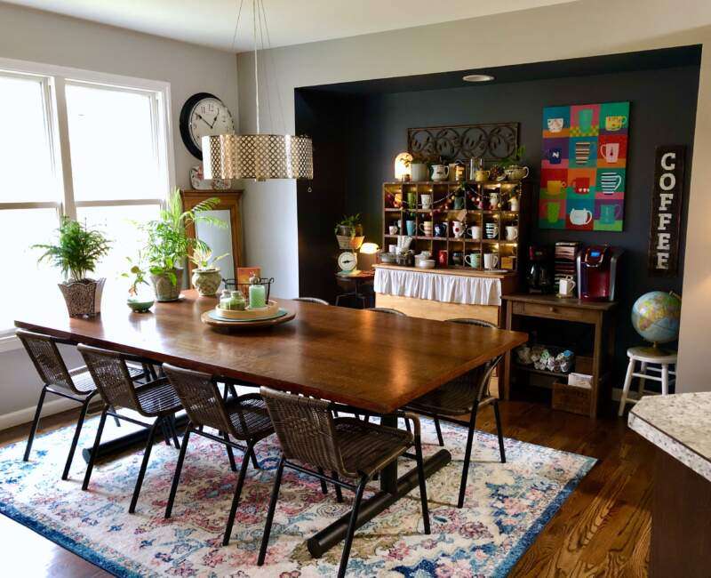 coffee bar in your dining room