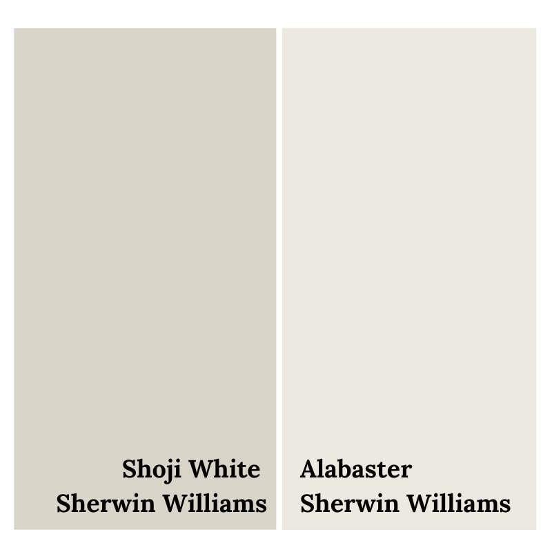 sherwin williams shoji white